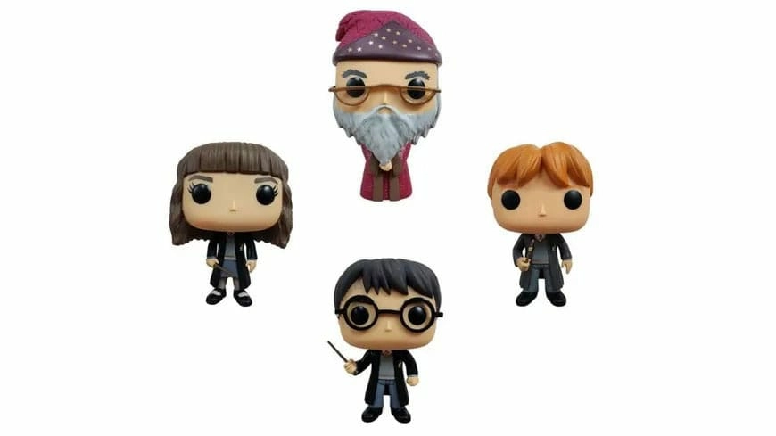 Harry potter pack 4 figurines pop! movies vinyl w1 9 cm
