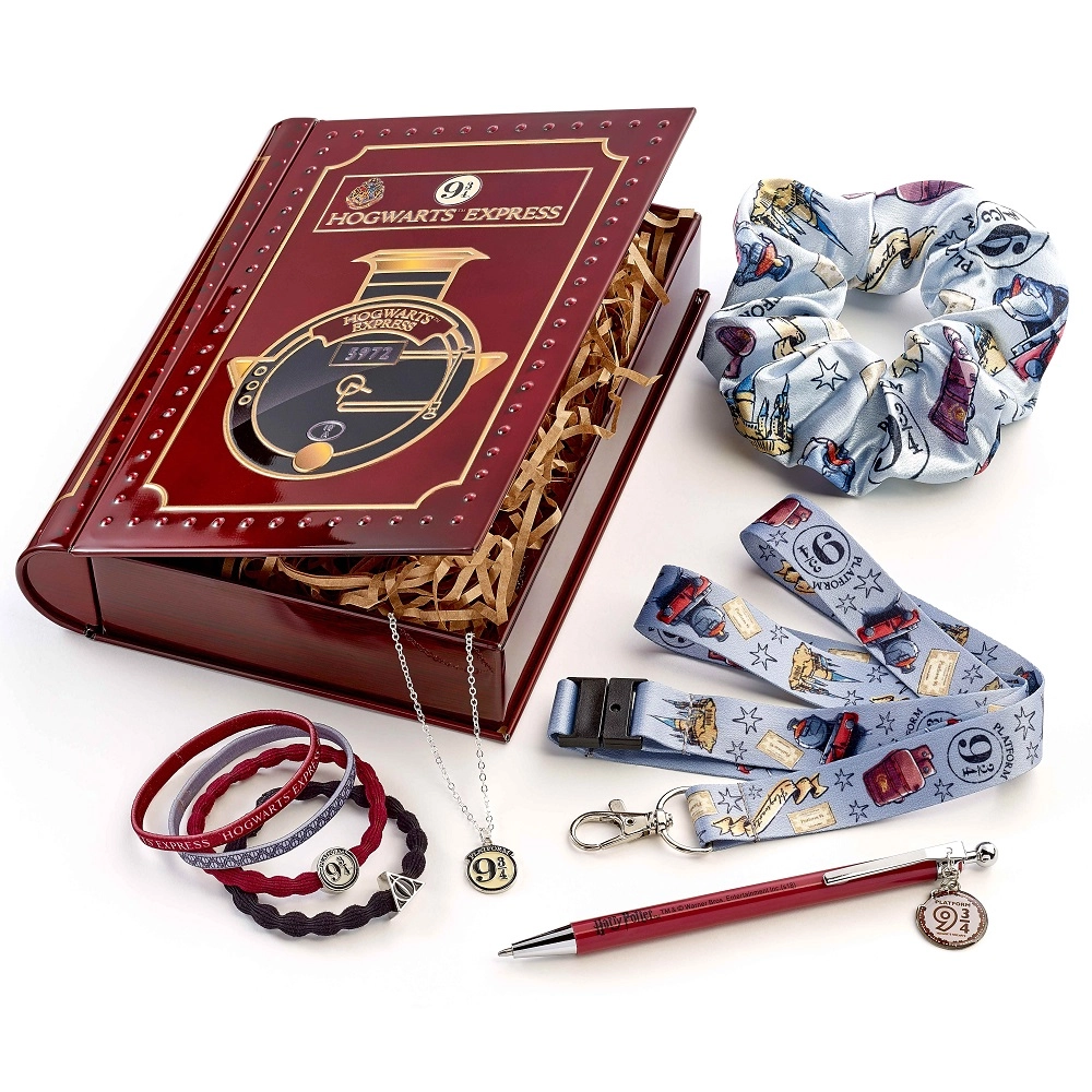 Harry potter - poudlard express - box cadeau - bijoux 5 pc.