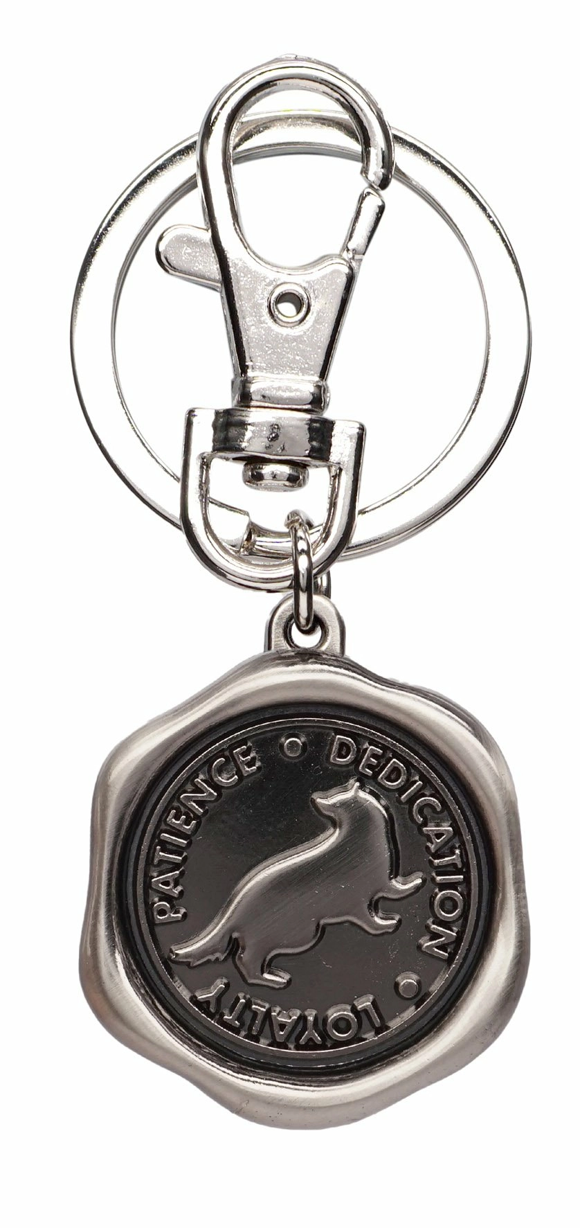 Harry potter - poufsouffle - porte-clés en étain