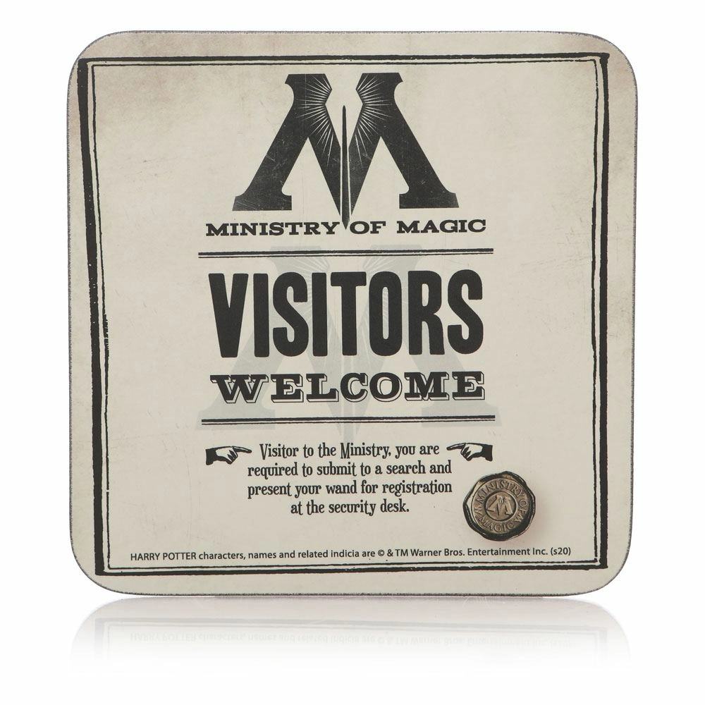 Harry potter sous-verres ministry of magic (carton de 6)