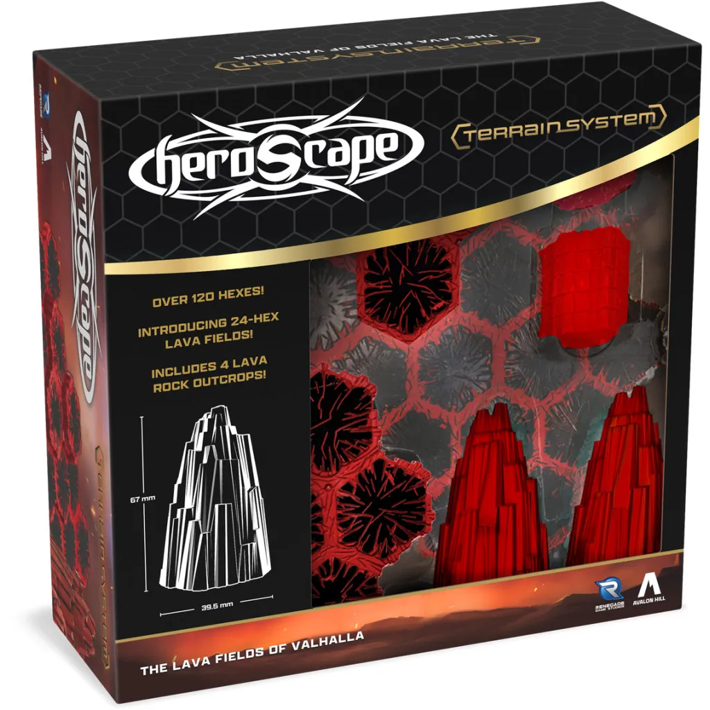 Heroscape: The Lava Fields of Valhalla Terrain Expansion
