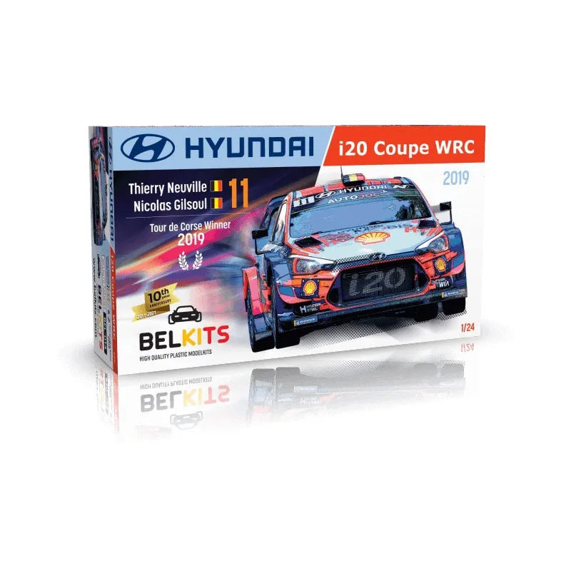 Hyundai I20 Coupe WRC Corse, 2019. BELKITS BEL014