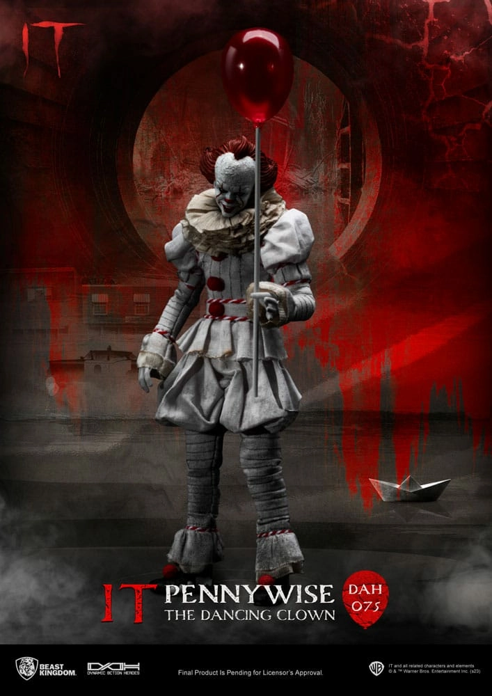 « il » figurine dynamic action heroes 1/9 pennywise 21 cm
