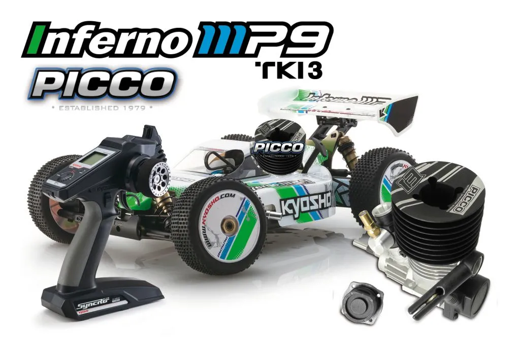 KYOSHO INFERNO MP9 TKI3 Picco 21 E1 DUAL START Readyset RTR