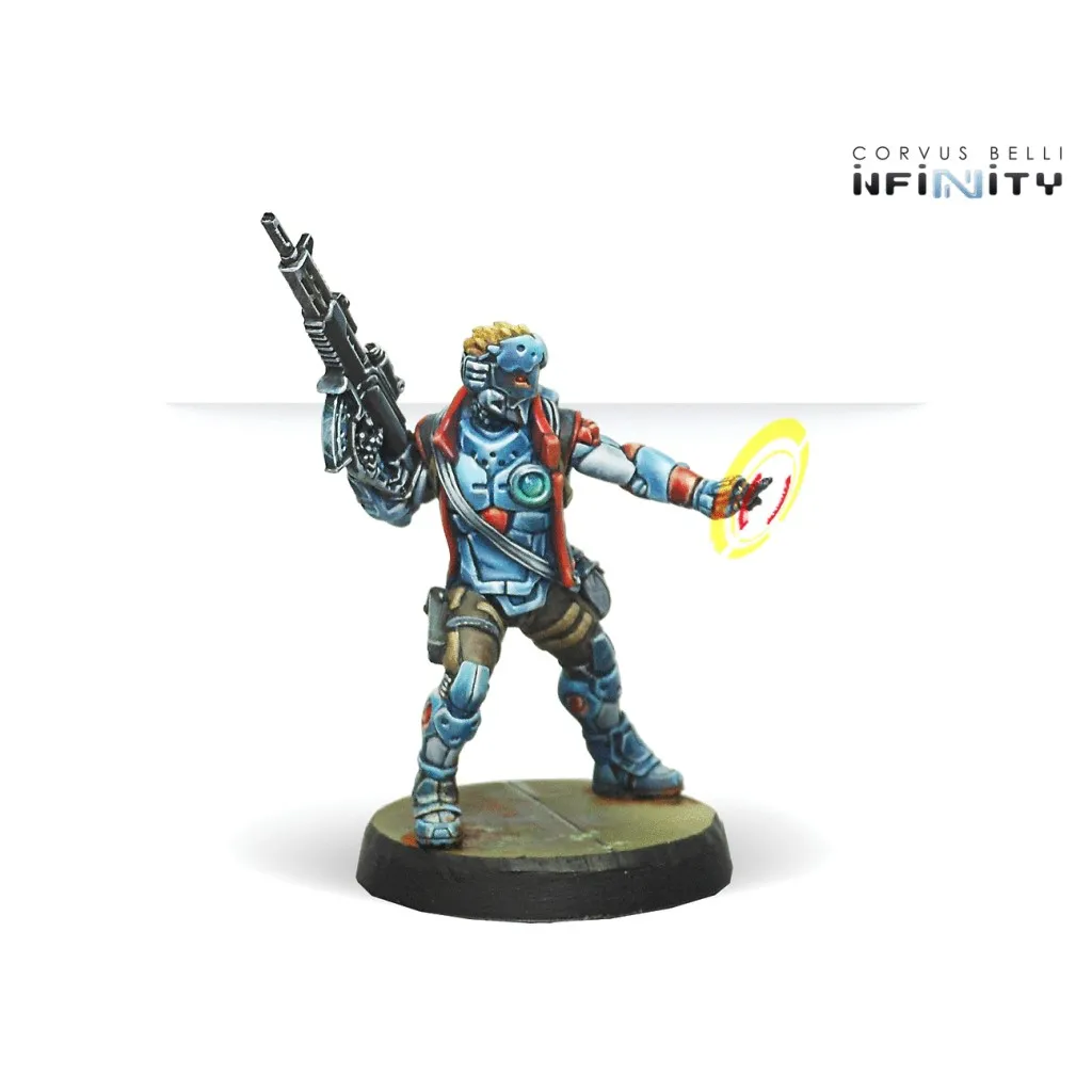 Infinity - PanOceania - Locust, Clandestine Action Team (Hacker)