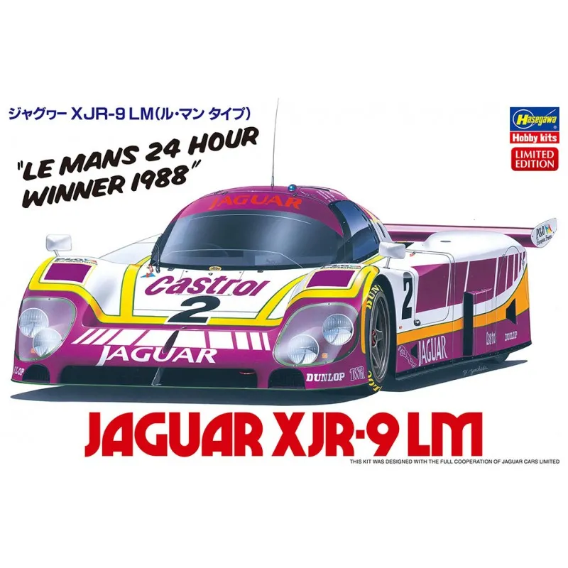 Jaguar XJR-9 LM « Vainqueur des 24h du Mans 1988 ». HASEGAWA 20654