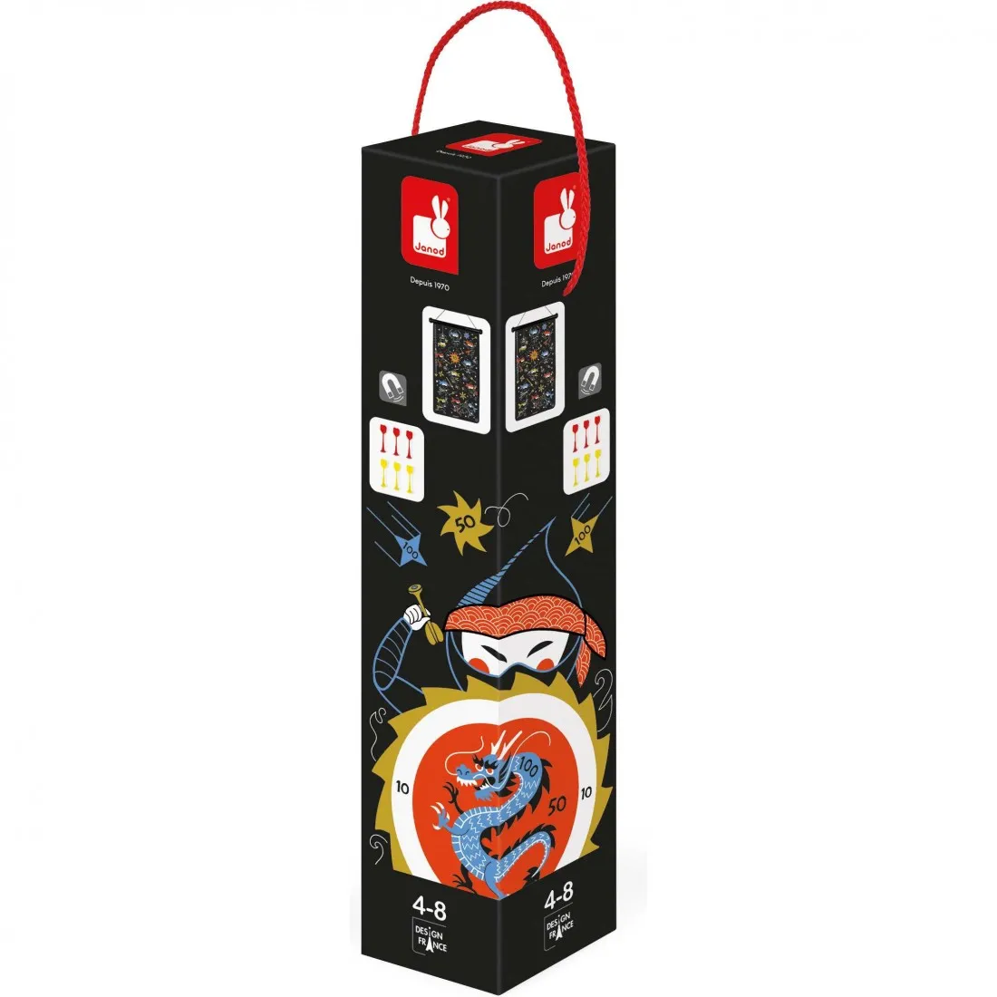 Jeu de fléchettes magnétiques Ninja - Janod