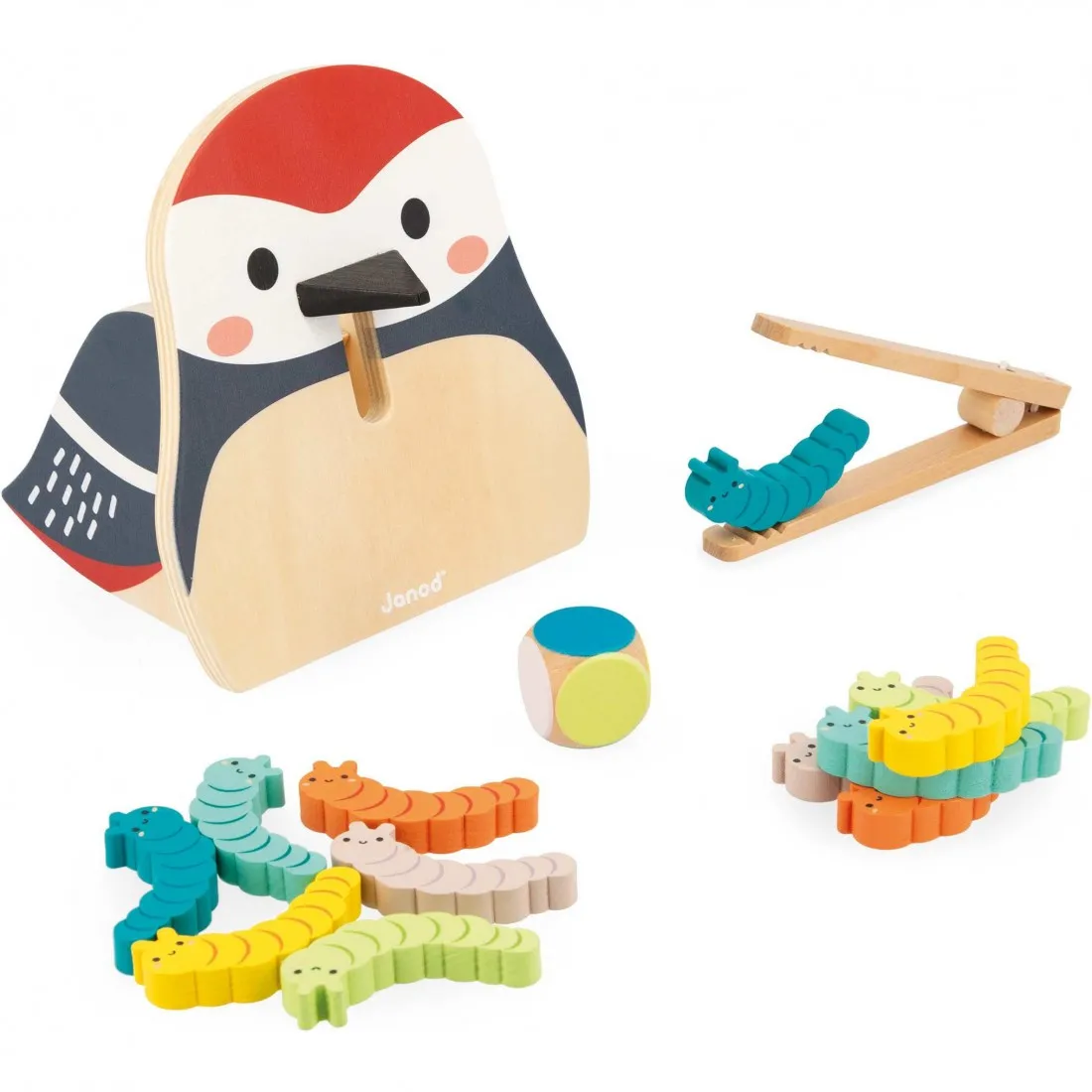 Jeu des couleurs Pic Pic et chenilles Wwf - Janod