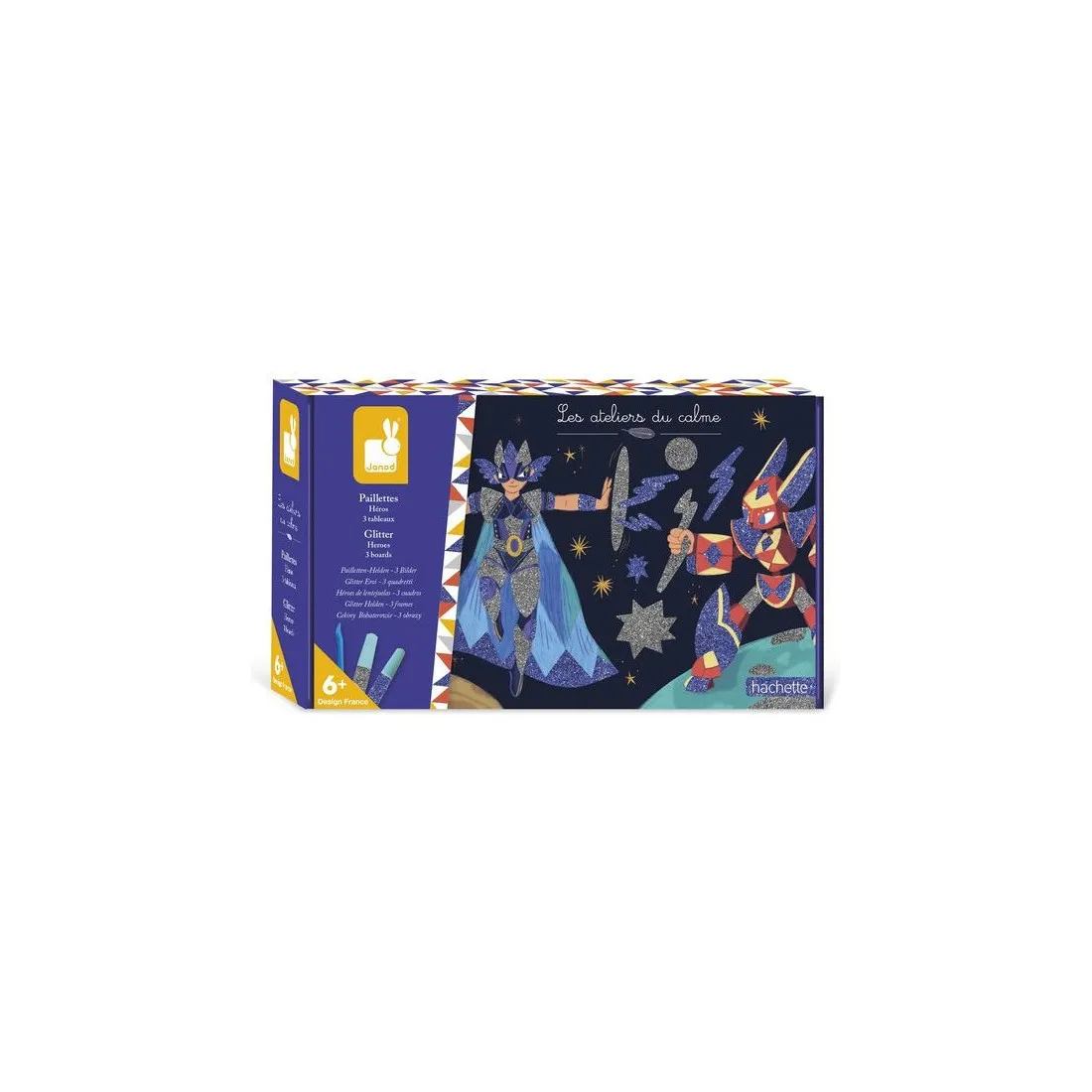 Loisir créatif paillettes, enfant 6 ans - Les Ateliers du Calme - Janod