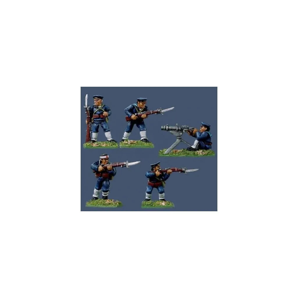 Japanese Naval Troops  with Soft Hats