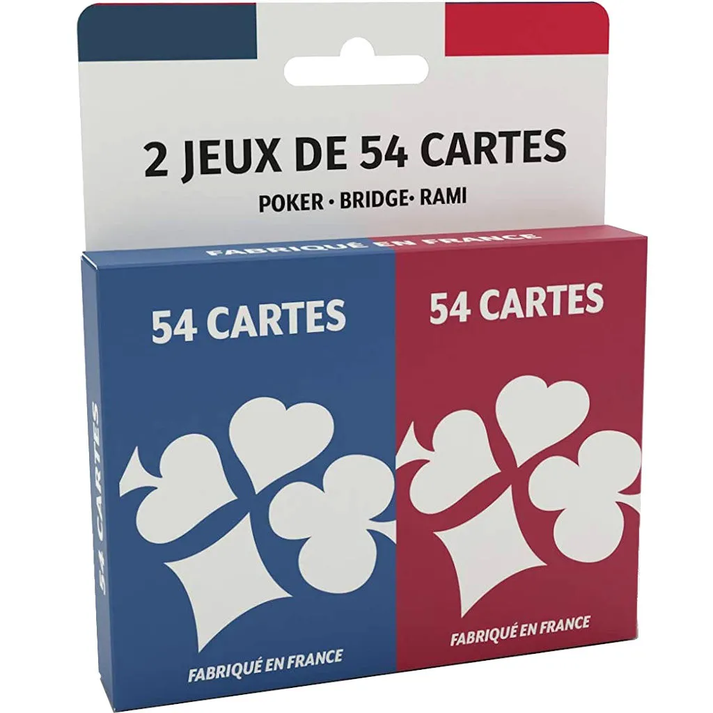 Jeu de 2x54 Cartes - Rami Basic - Ducale