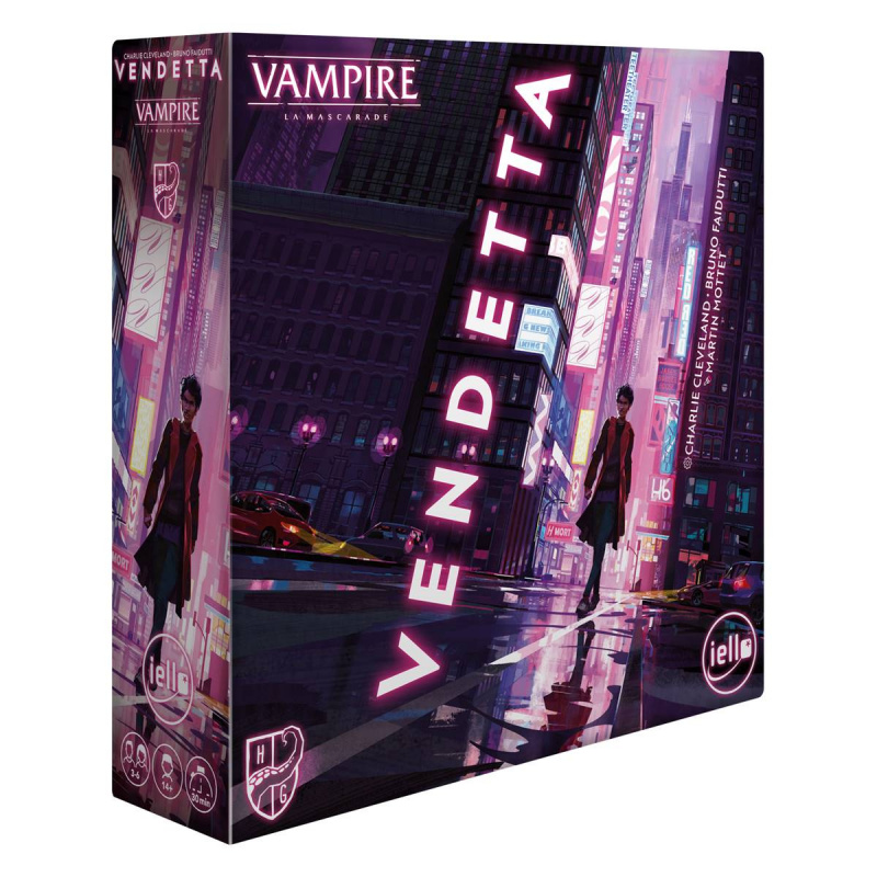 Jeu de cartes Vendetta vampire : la mascarade