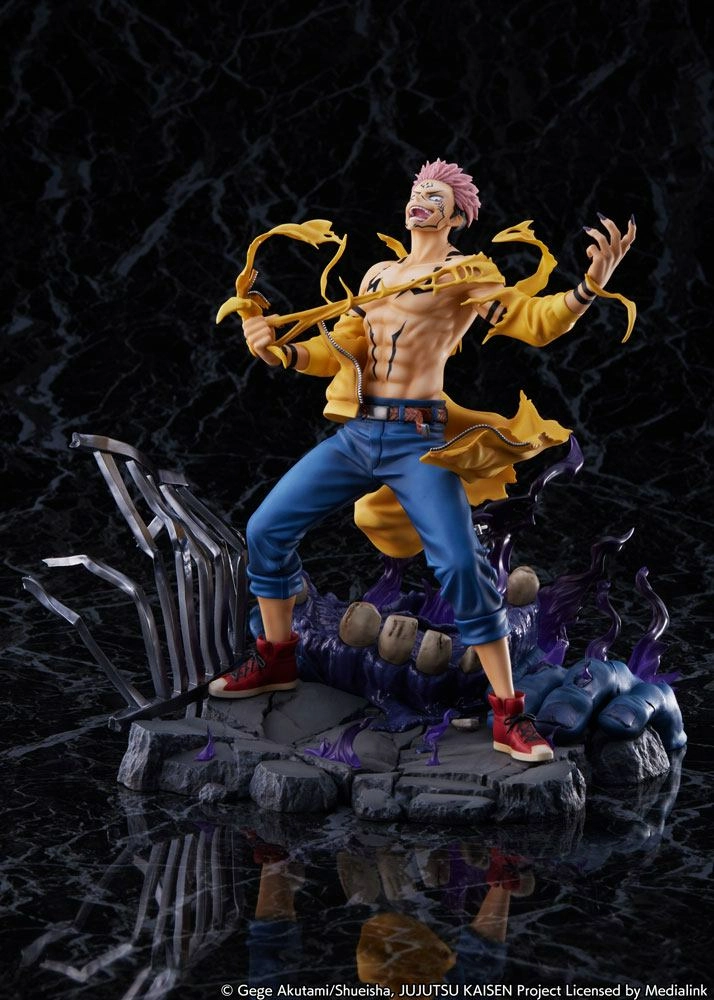 Jujutsu kaisen statuette pvc 1/7 sukuna 25 cm