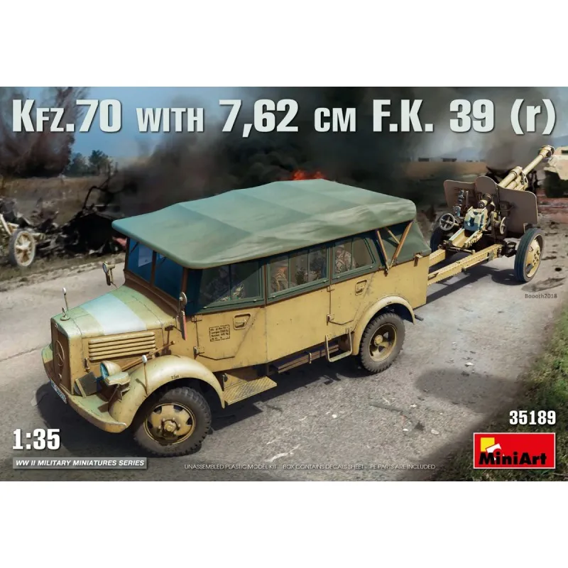 Kfz.70 avec 7,62 cm F.K. 39 (r). MINIART 35189