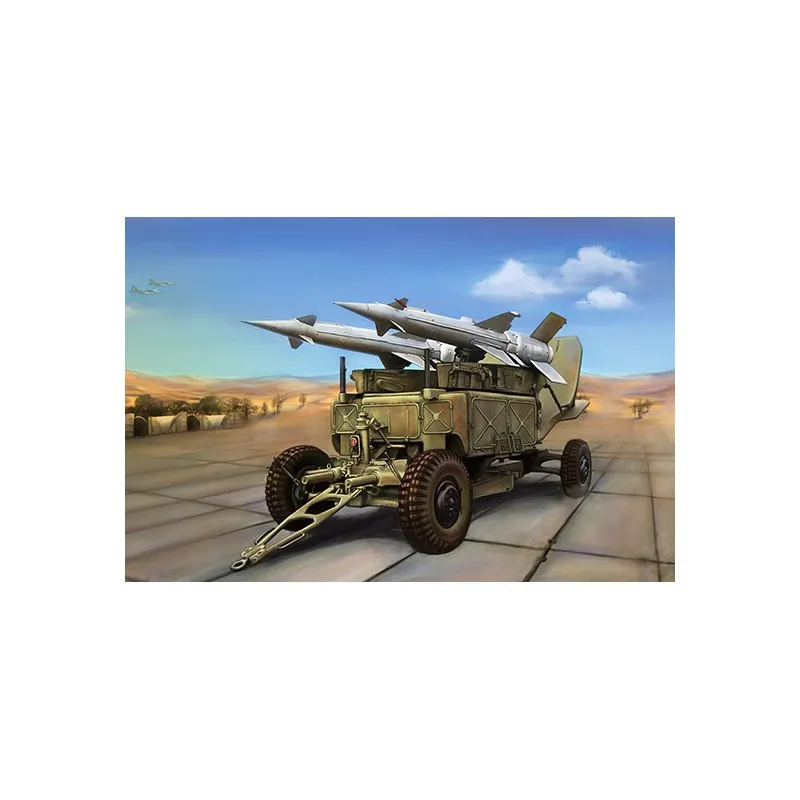 Lanceur soviétique 5P71 avec missile 5V27 Petora. TRUMPETER 02354