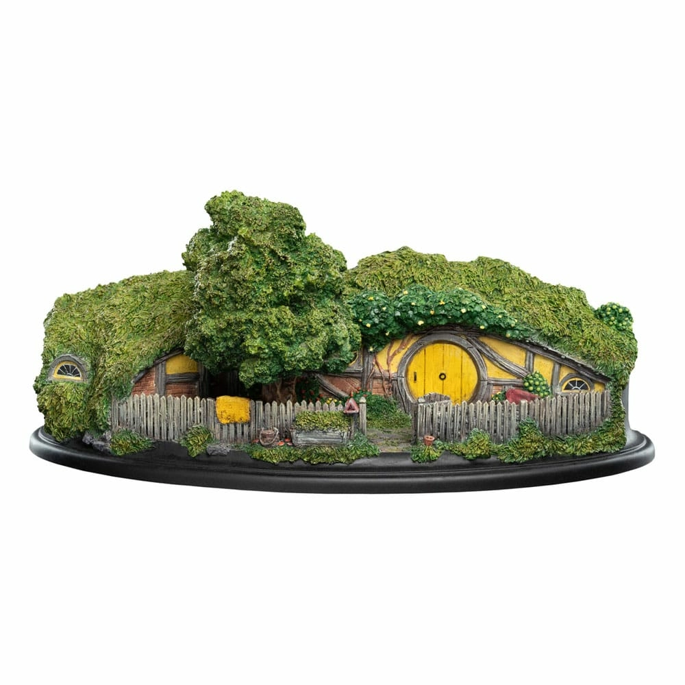 Le hobbit statuette hobbit hole -25 gandalf's cutting 14 cm