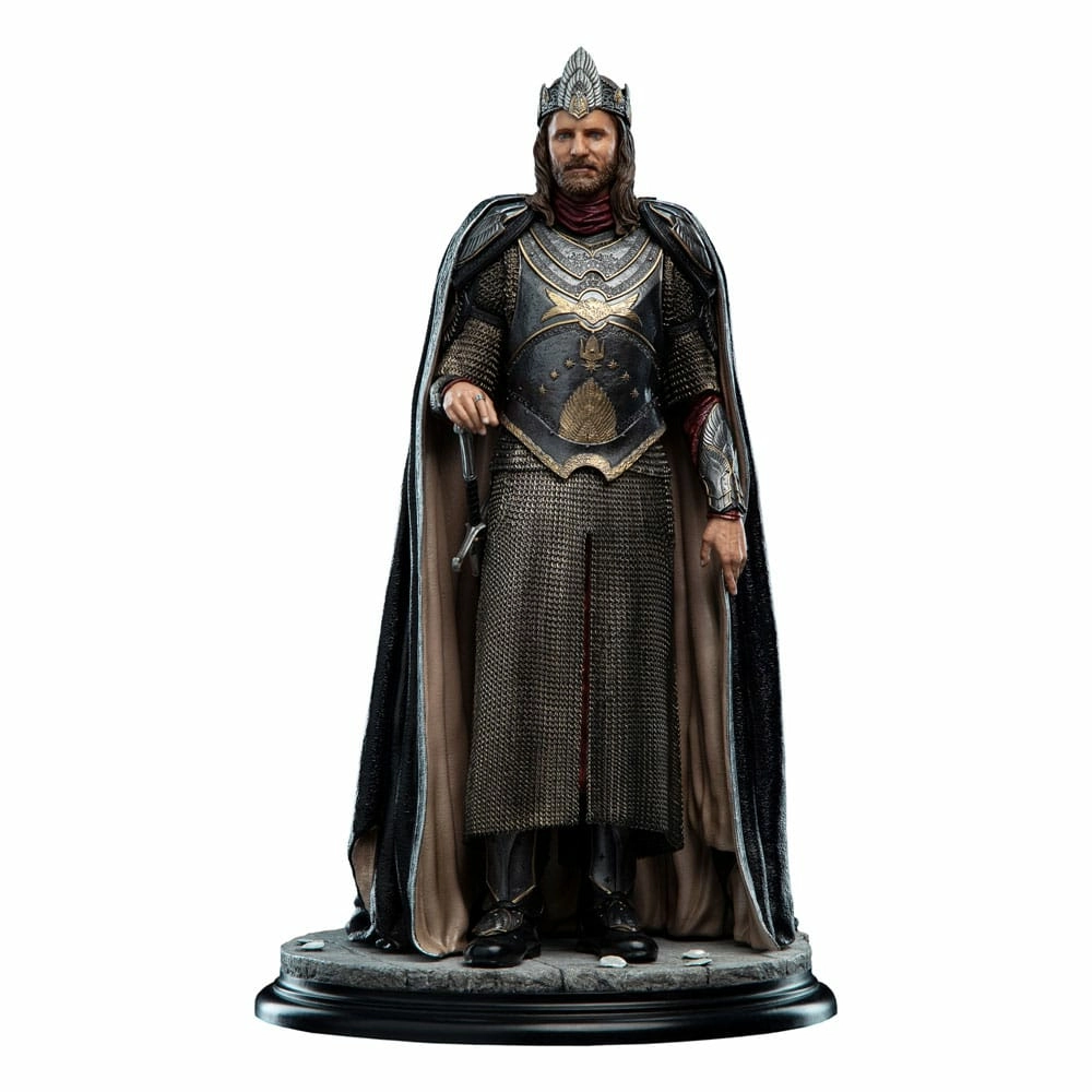 Le seigneur des anneaux statuette 1/6 king aragorn (classic series) 34 cm