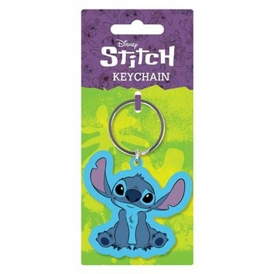 Lilo & stitch - stitch - porte-clés en pvc