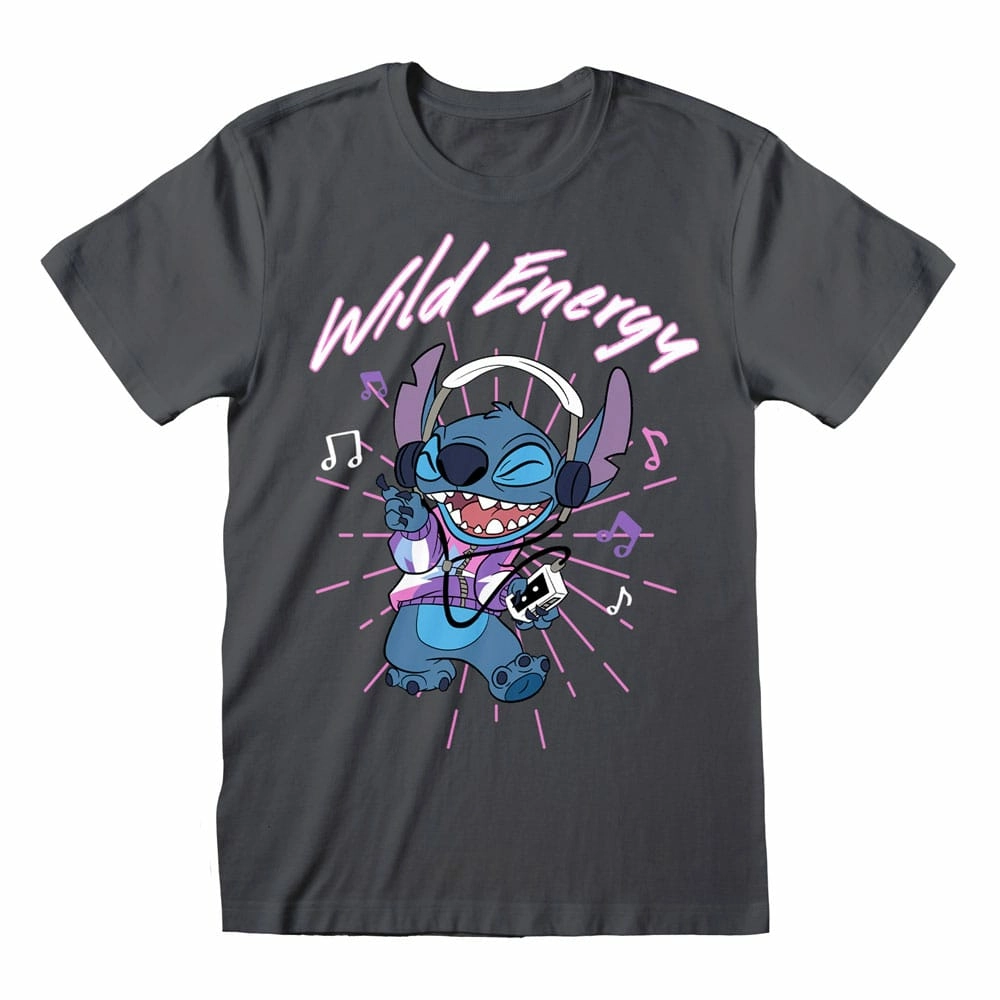 Lilo & stitch t-shirt wild energy (s)