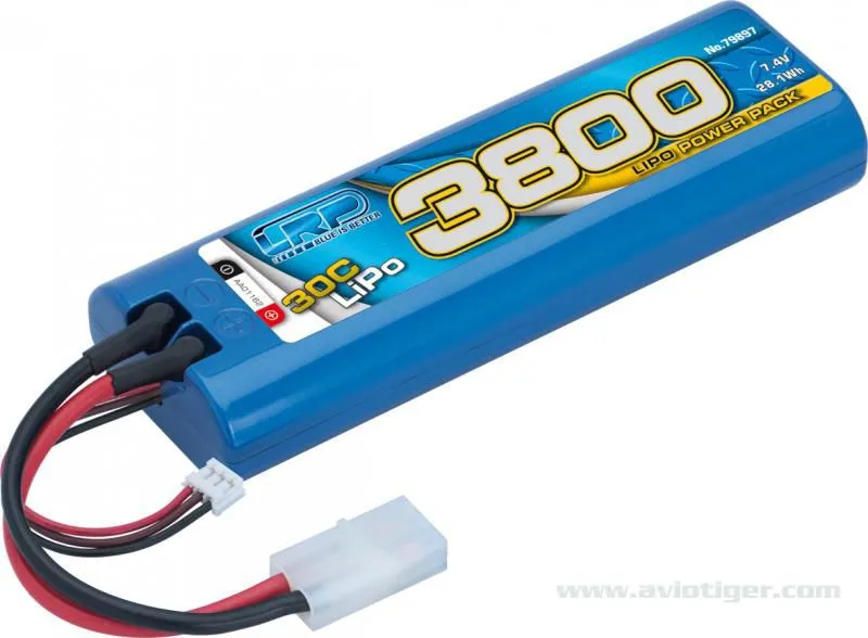 LIPO 7.4V LIPO 2S 3800 30C TAMYA  LRP 79890