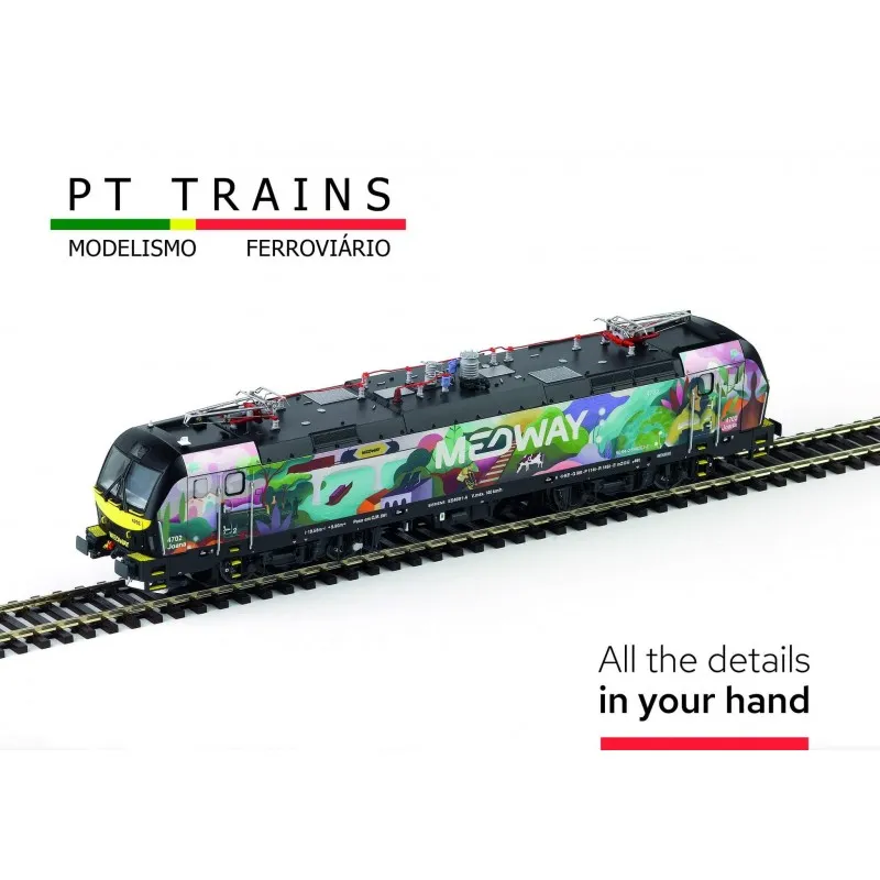 Locomotive électrique 4702 « Joana » de Kruella, Medway. Son. PT TRAINS 547020S