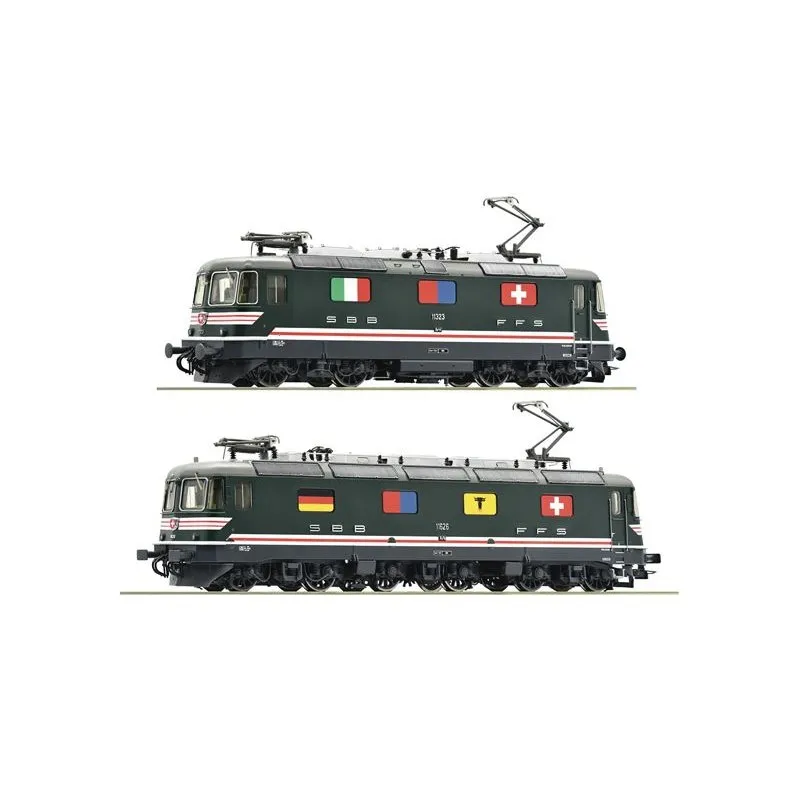 Locomotive électrique à double traction RE10/10. ROCO 71414