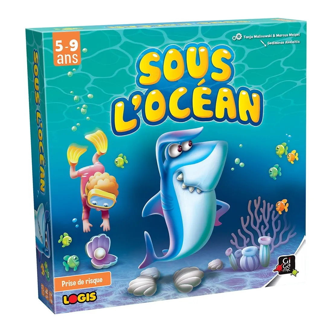 Sous l'océan - Gigamic - Jeu de société enfant - Logis