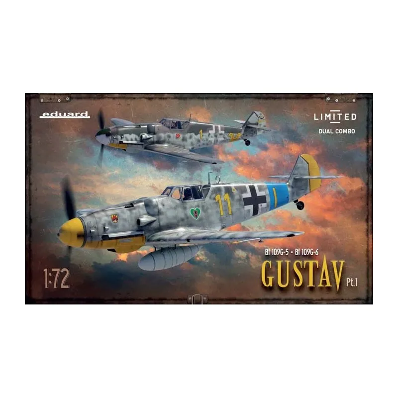 Bf 109 G-5/G-6 (Dual Combo) Ensemble : Gustav. EDUARD 2144