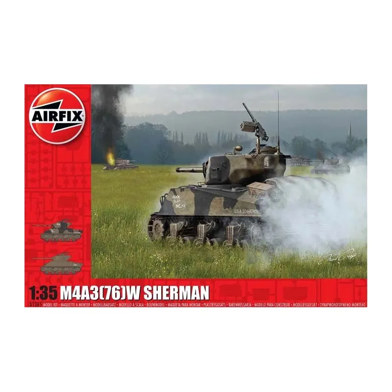 M4A3(76)W Sherman. AIRFIX A1365