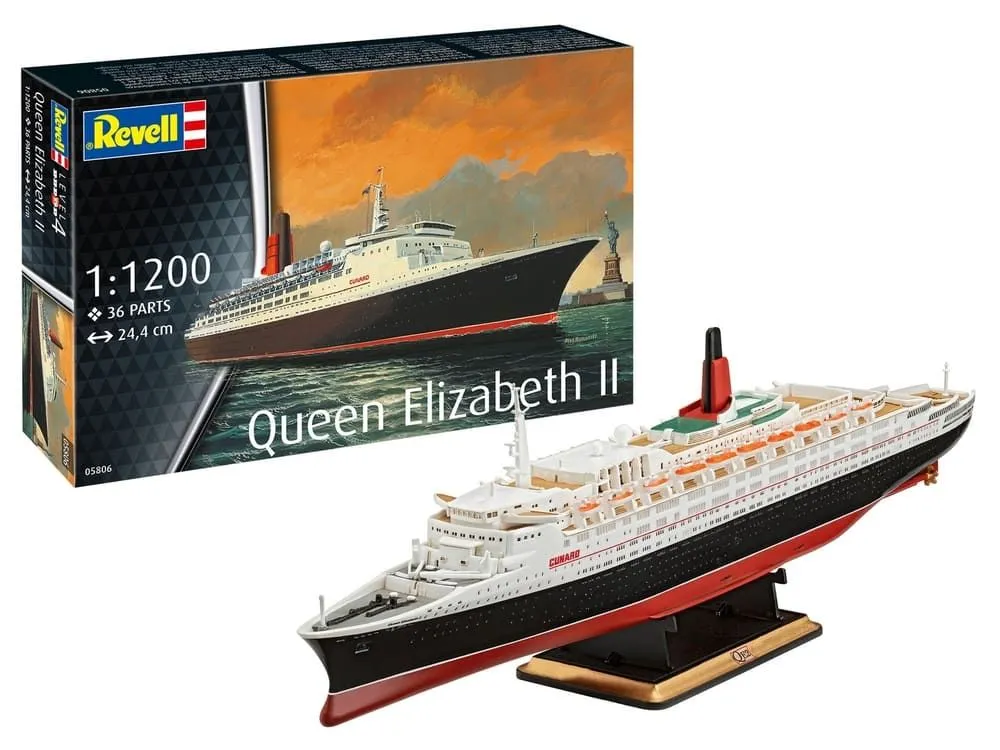 Bateau Queen Elizabeth II 1/1200 Revell - 05806