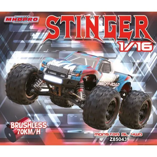 MHD STINGER Monster BRUSHLESS 4WD 1:16 Z85043