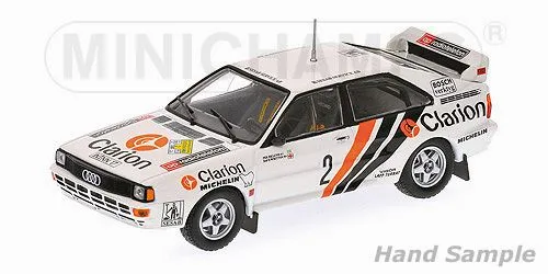 Audi Quattro Rally - Eklund / Whittock - Swedish Rally 1984 1/43 MINICHAMPS - 430841902