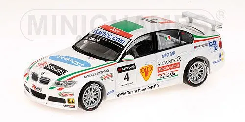 BMW 320Si BMW - Alessandro Zanardi - 3rd Race - BMW Team Italy-Spain - WTCC 2007 1/43 MINICHAMPS - 400072604