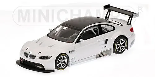 BMW M3 GT2 E92 - 2009 - White 1/43 MINICHAMPS - 400092900