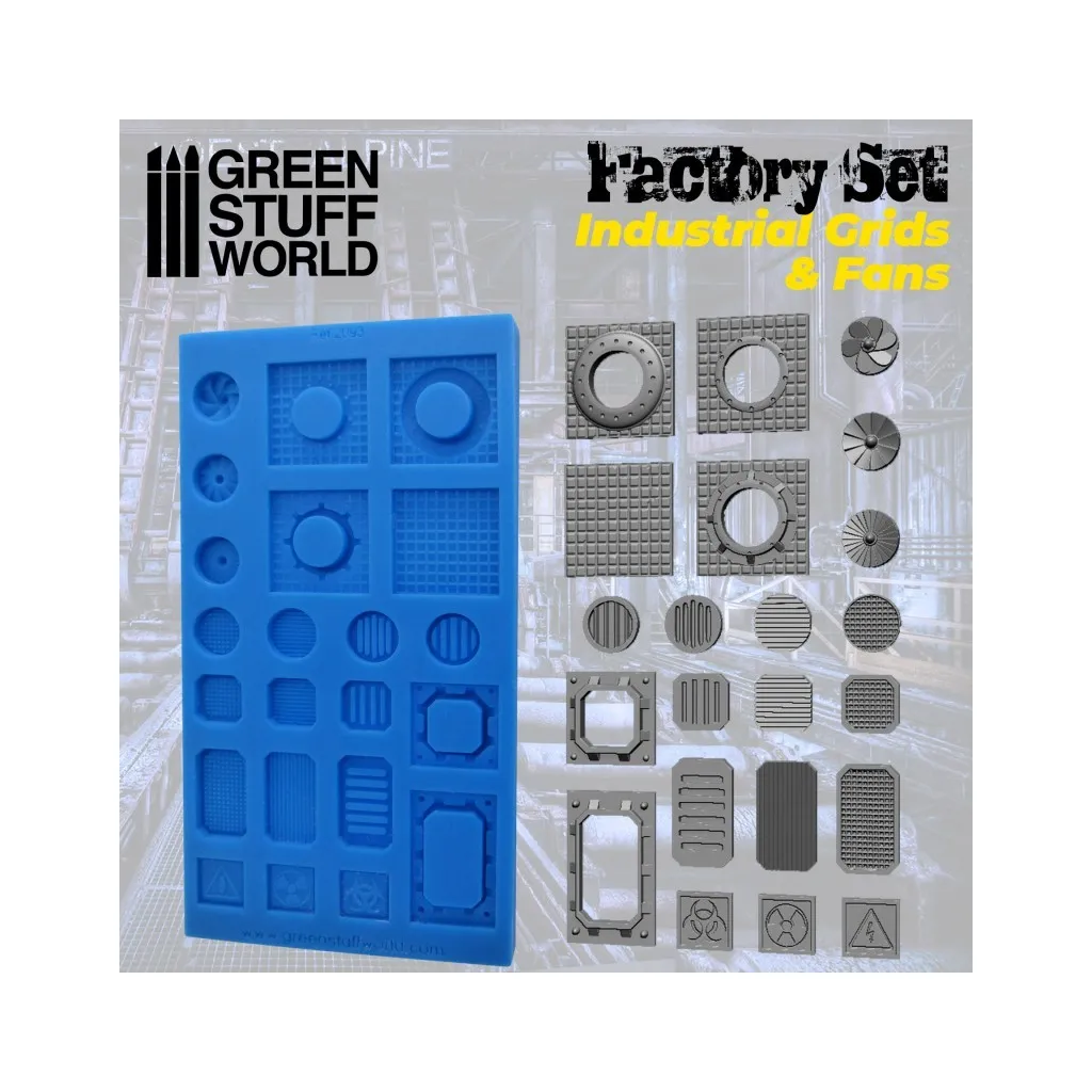 Moule en Silicone - Grilles et Ventilateurs industriels