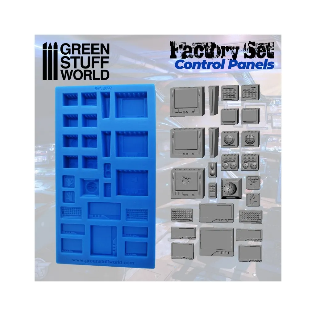 Moule en Silicone - Panneaux de Contrôle