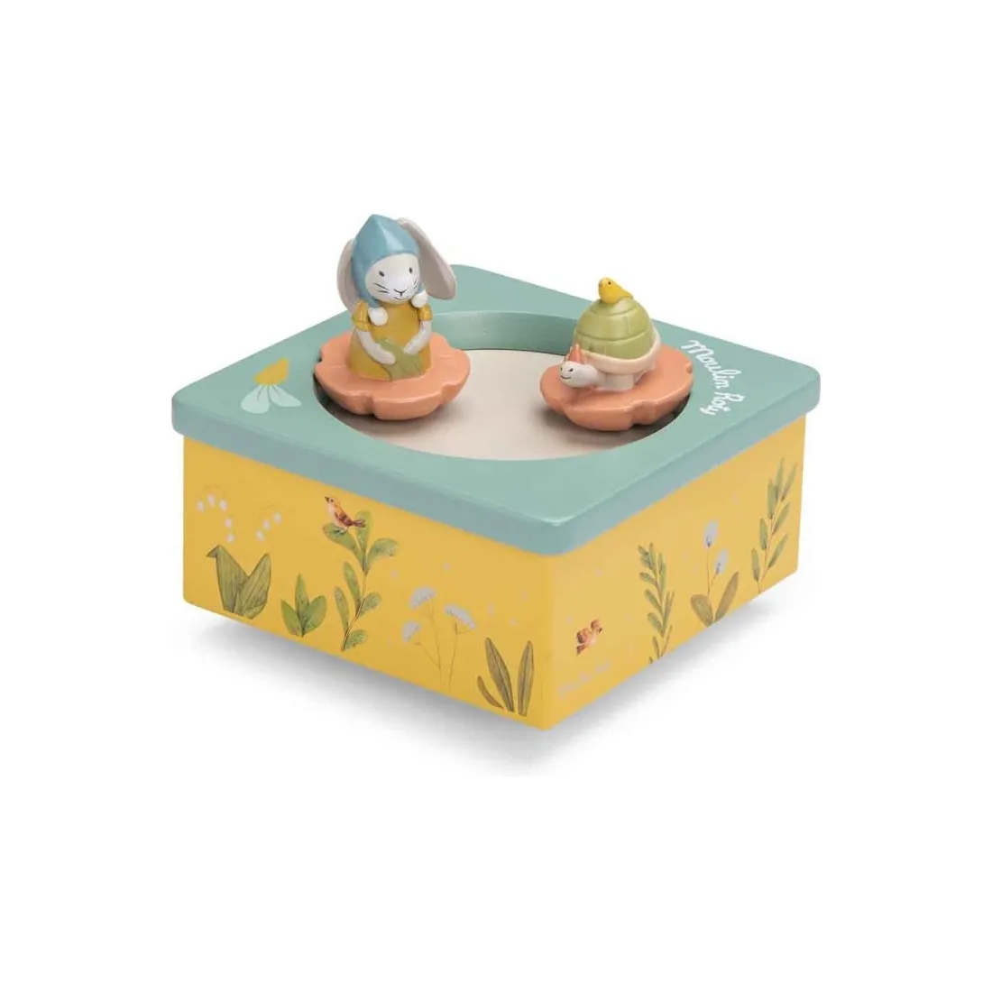 Boîte à musique Trois Petits Lapins Moulin Roty