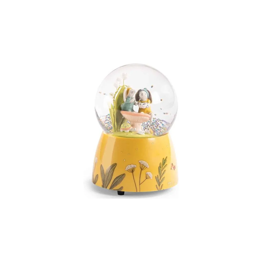 Boule à neige musicale Trois petits lapins - Moulin Roty