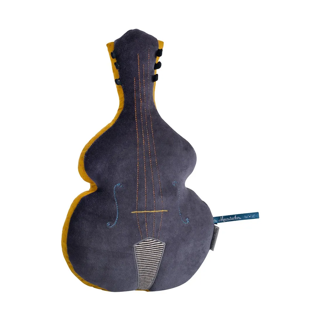 Coussin contrebasse Les Moustaches - Moulin Roty