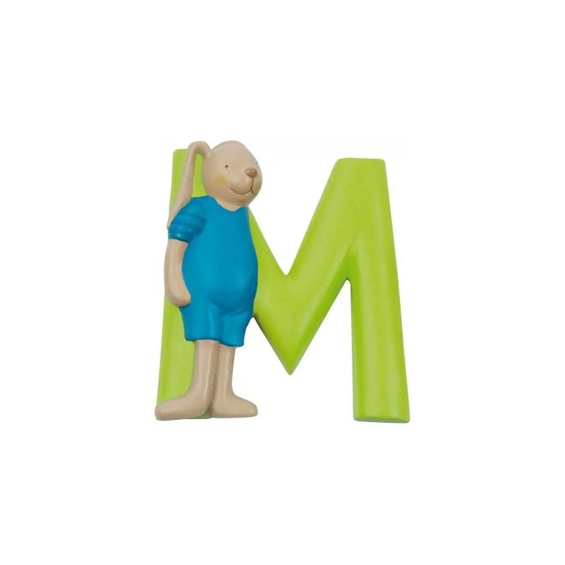 M lettre alphabet en résine - Moulin Roty