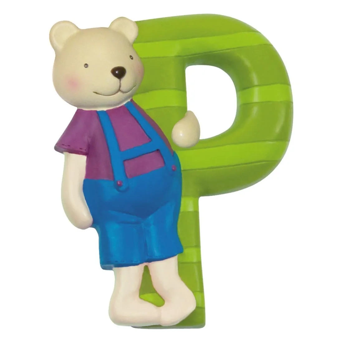 P lettre ours alphabet en résine - Moulin Roty