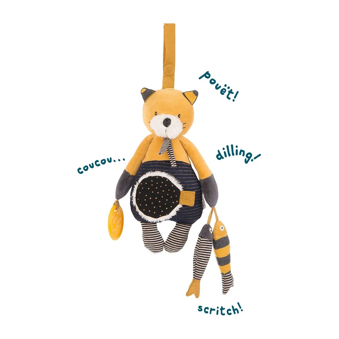 Petit chat d'activités Lulu Les Moustaches - Moulin Roty