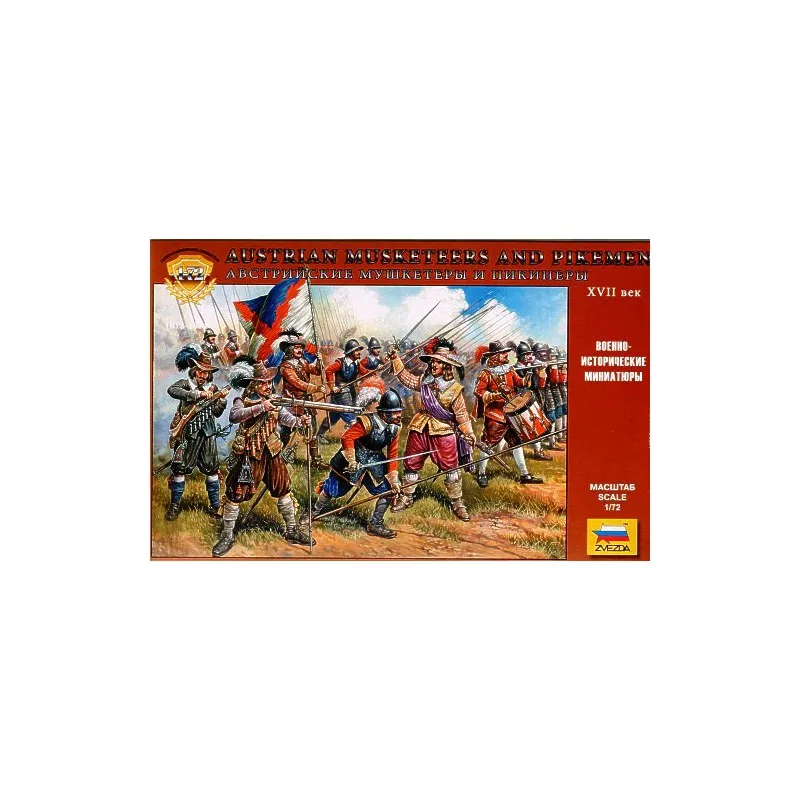 Mousquetaires et piquiers impériaux. ZVEZDA 8061