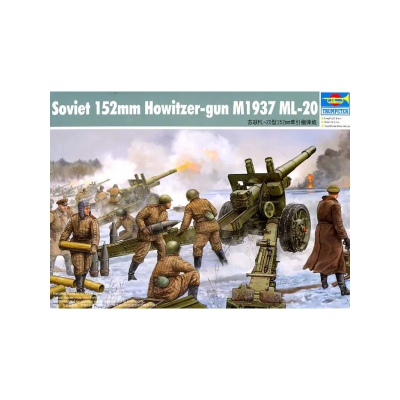 Obusier soviétique de 152 mm M1937 ML-20. TRUMPETER 02315