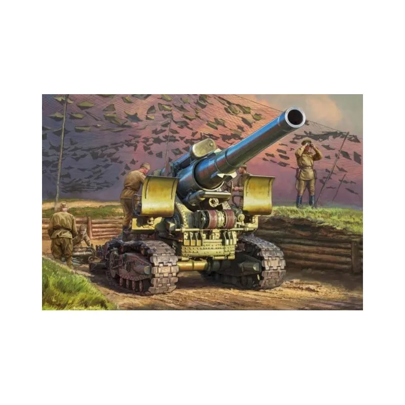 Obusier soviétique de 203 mm M1931 B-4. ZVEZDA 3704