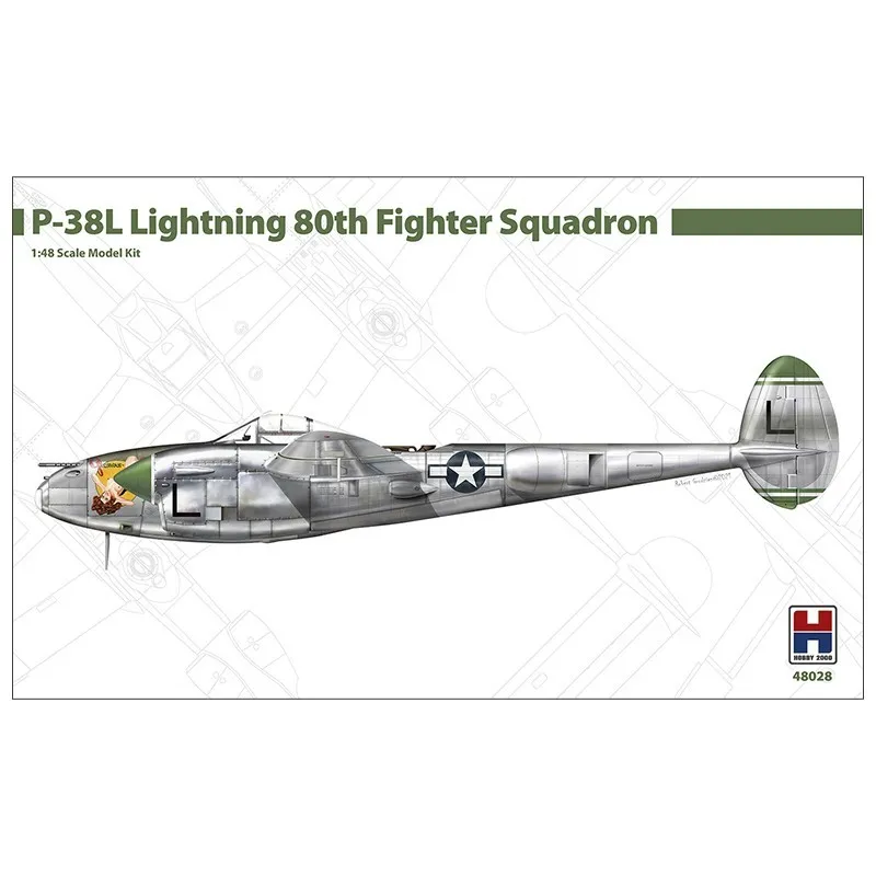 P-38L Lightning 80e escadron de chasse. HOBBY 2000 48028