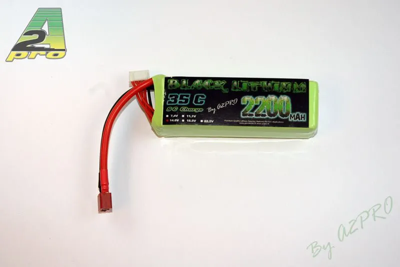 Black Lithium 2200mAh 35C 4S XT-60- 9220340