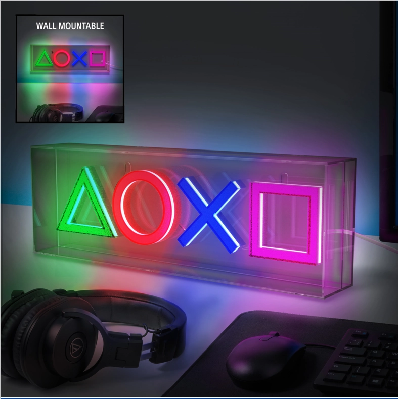 Playstation - lampe led neon 9.96x29.8cm