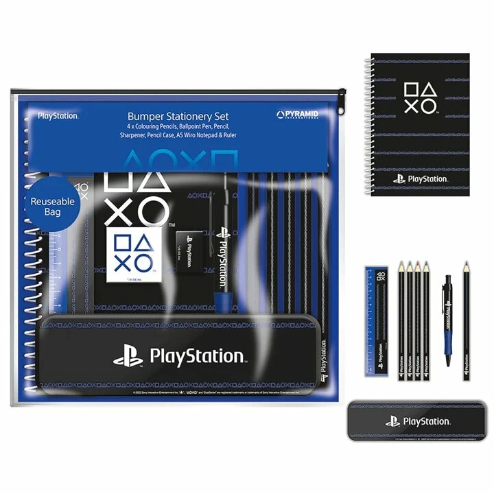 Playstation - set papeterie premium - pinstripe
