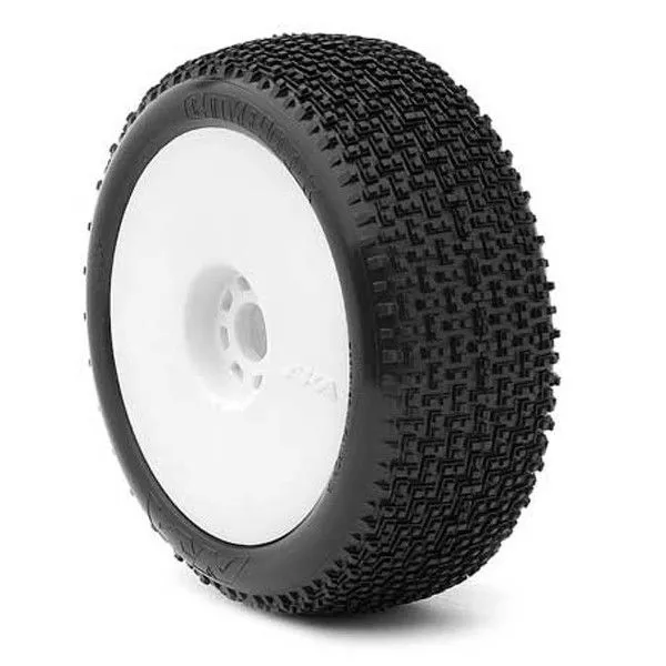 Pneu AKA BUGGY 1:8 CITY BLOCK ULTRASOFT (2) MONTES/COLLES - JANTES EVO - AKA14002WRW